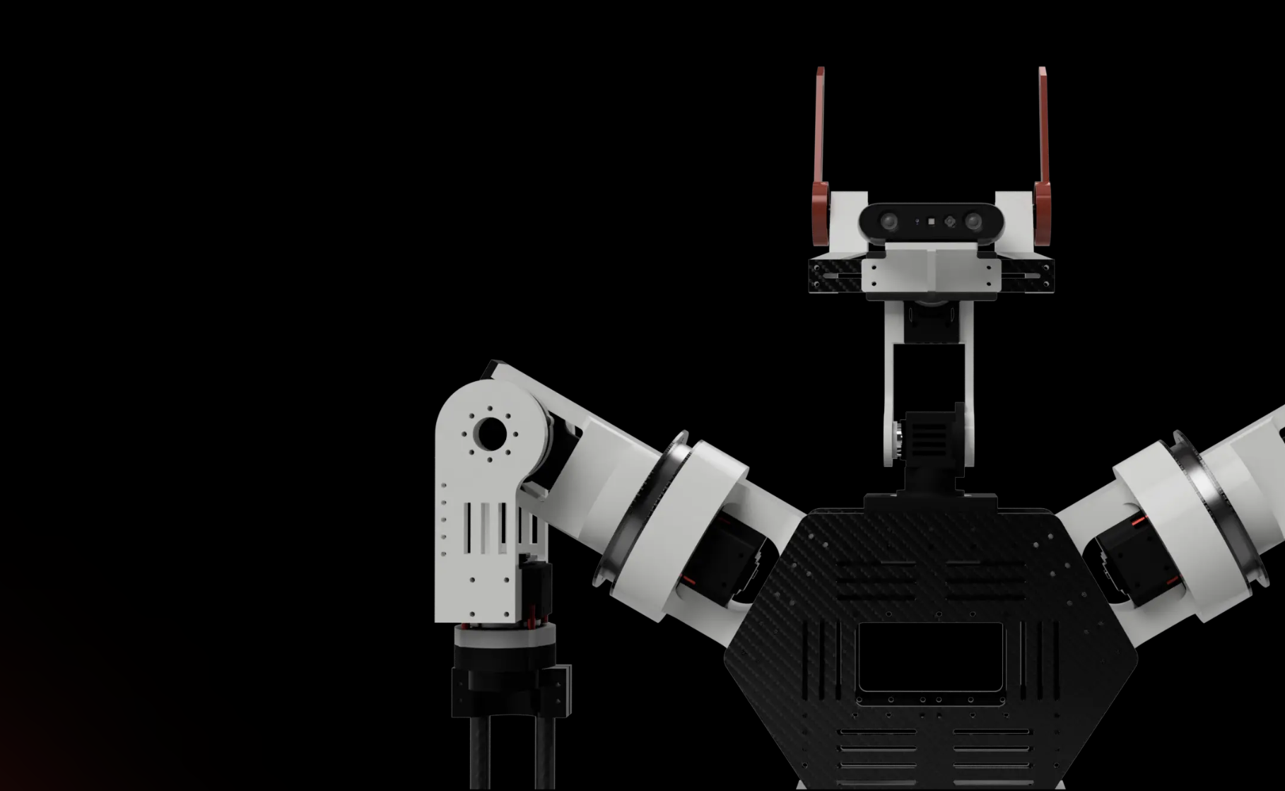 Red Rabbit Robotics manipulator joint architecture, orthographic hardware study